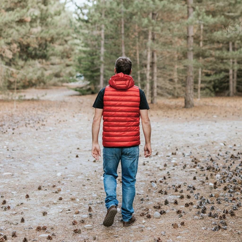 C.J Men&#39;s 90/10 Packable Down Vest - Red