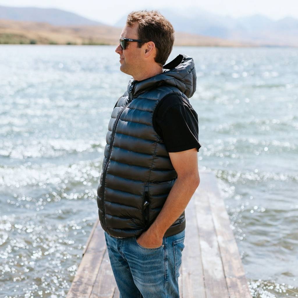 C.J Men&#39;s 90/10 Packable Down Vest - Slate