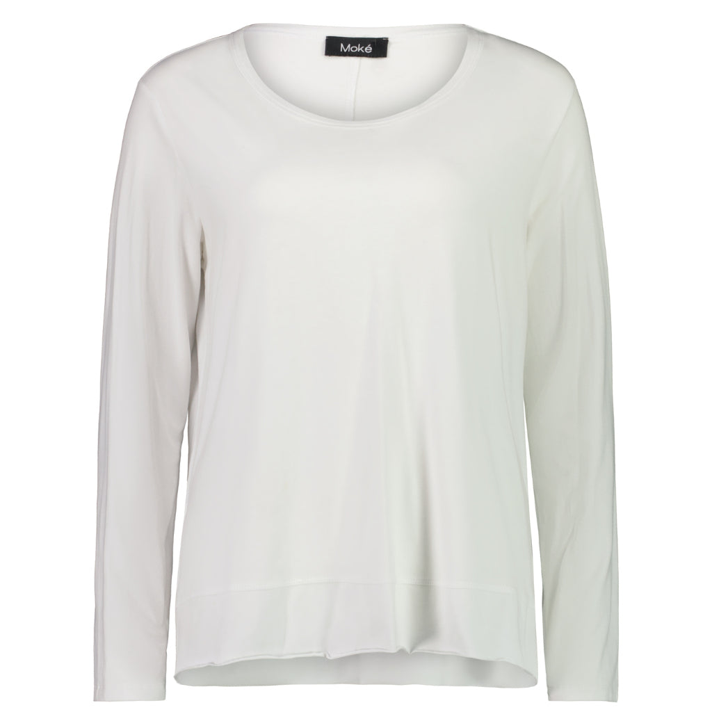 Maggie Women&#39;s Long Sleeve Tee - White