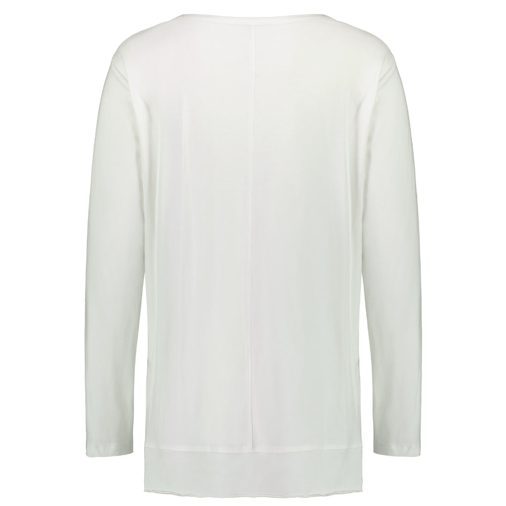 Maggie Women&#39;s Long Sleeve Tee - White