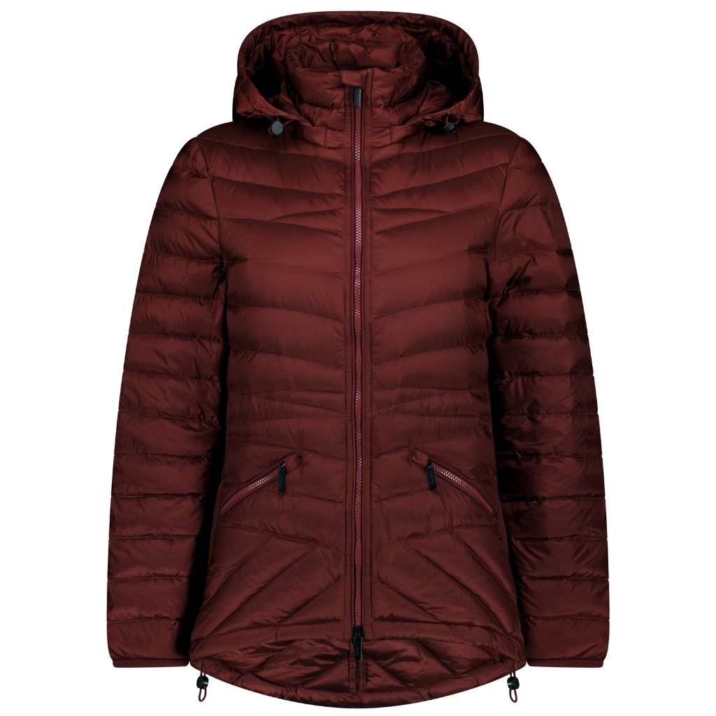 Cushla Women&#39;s 90/10 Packable Down Jacket - Cabernet