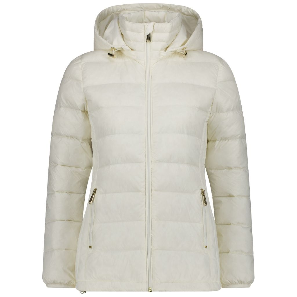 Lynnette Women&#39;s 90/10 Packable Down Jacket - Cream