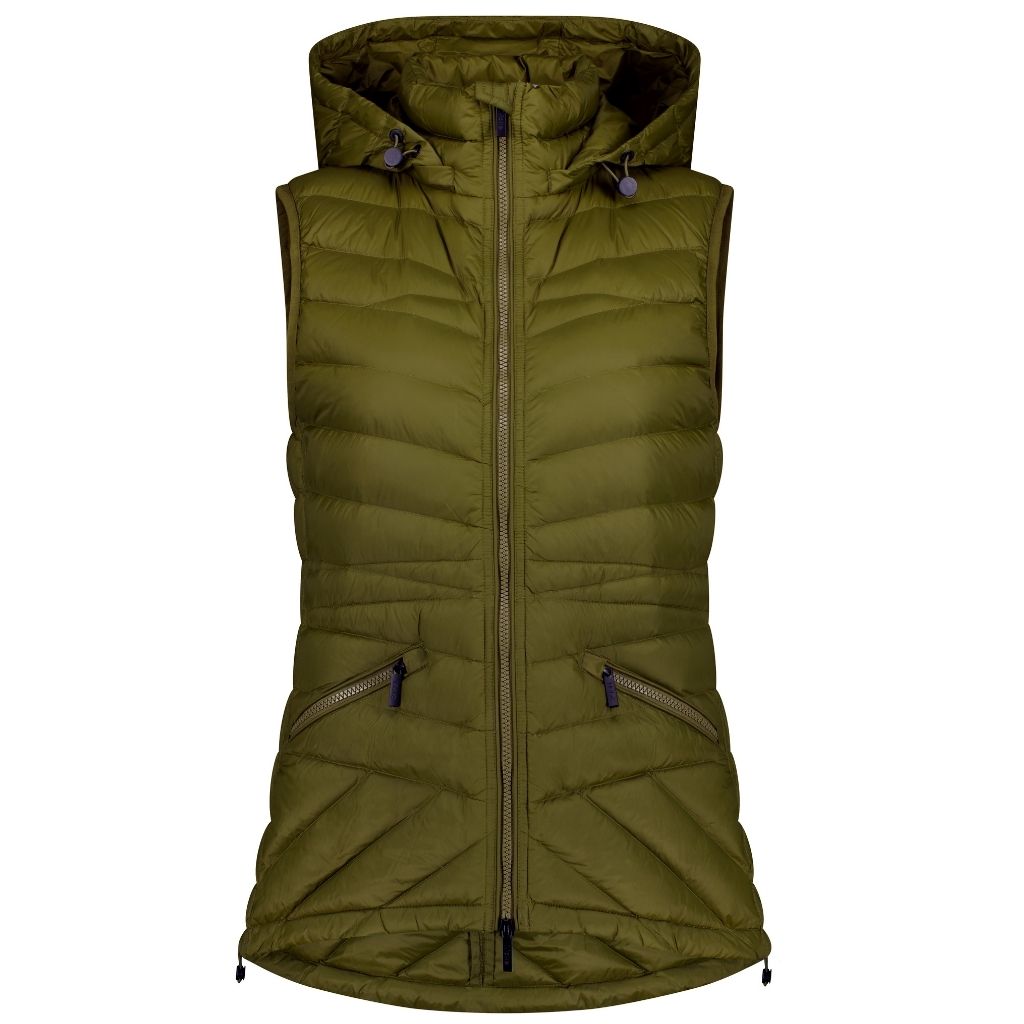 Mary-Claire Women&#39;s 90/10 Packable Down Vest - Loden