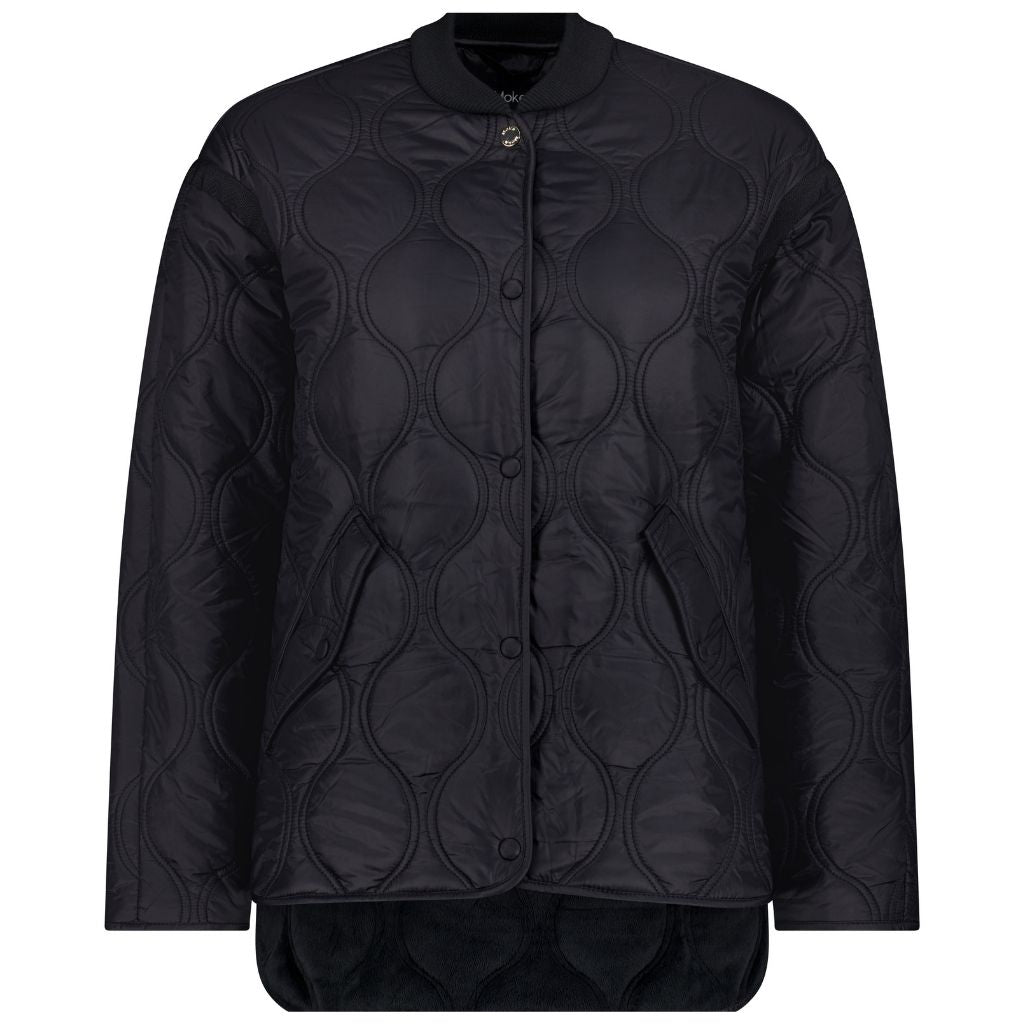 Talei Women&#39;s Quilt Bomber - Black