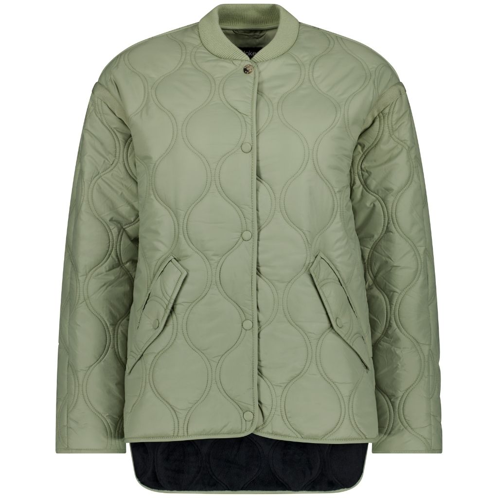 Talei Women&#39;s Quilt Bomber - Green Tea