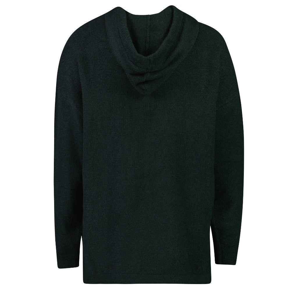 Aria Women&#39;s Hooded Sweater - Hunter Green