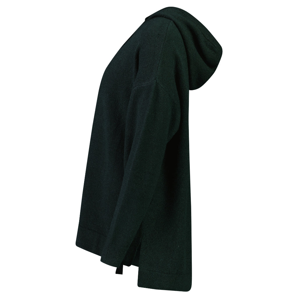 Aria Women&#39;s Hooded Sweater - Hunter Green