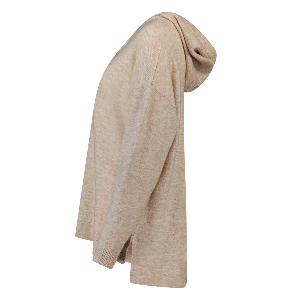 Aria Women&#39;s Hooded Sweater - Stone