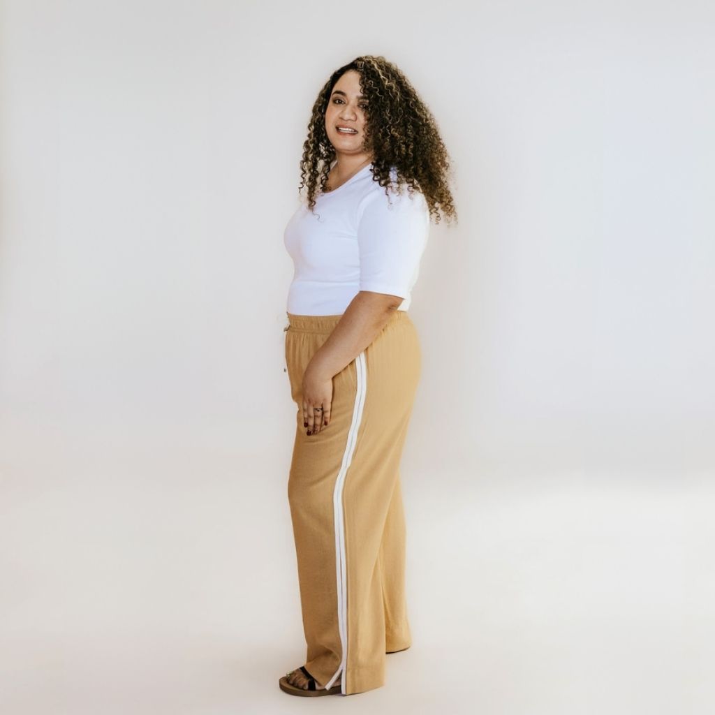 Indiana Women&#39;s Wide Leg Pants - Biscuit