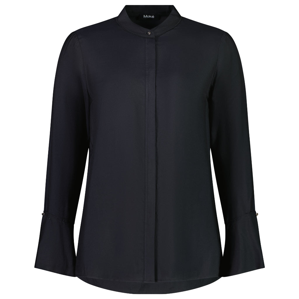 Joleen Women&#39;s Cupro Blouse - Black