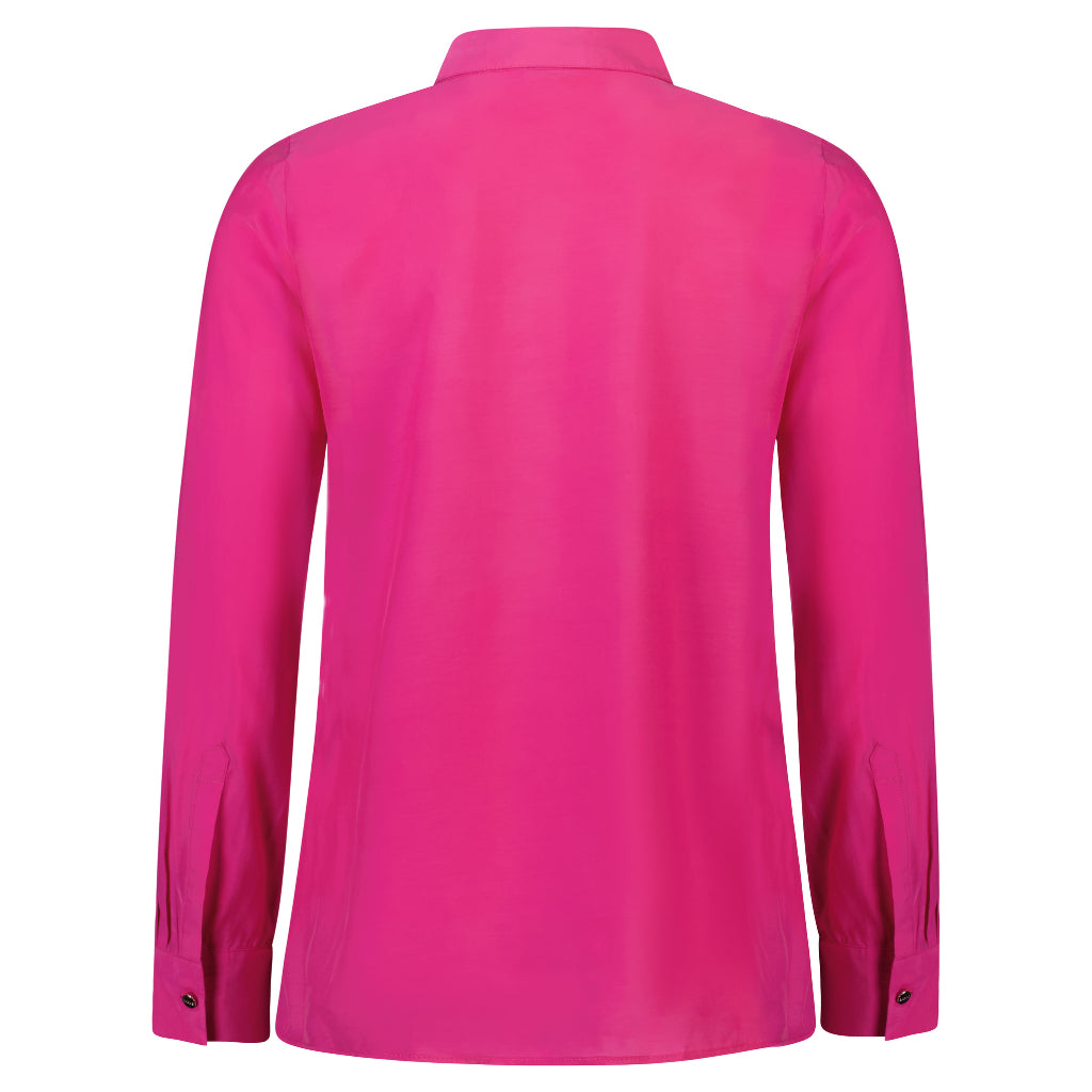 Katie Women&#39;s Cupro Blouse - Flamingo