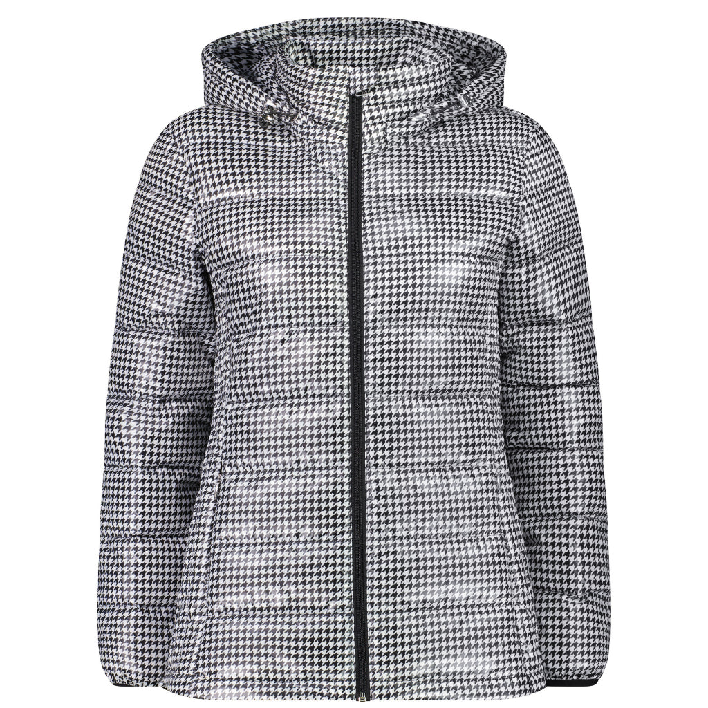 Lynn Women&#39;s 90/10 Packable Down Jacket - Houndstooth