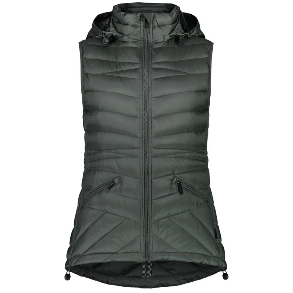 Mary-Claire Women&#39;s 90/10 Packable Down Vest - Moss