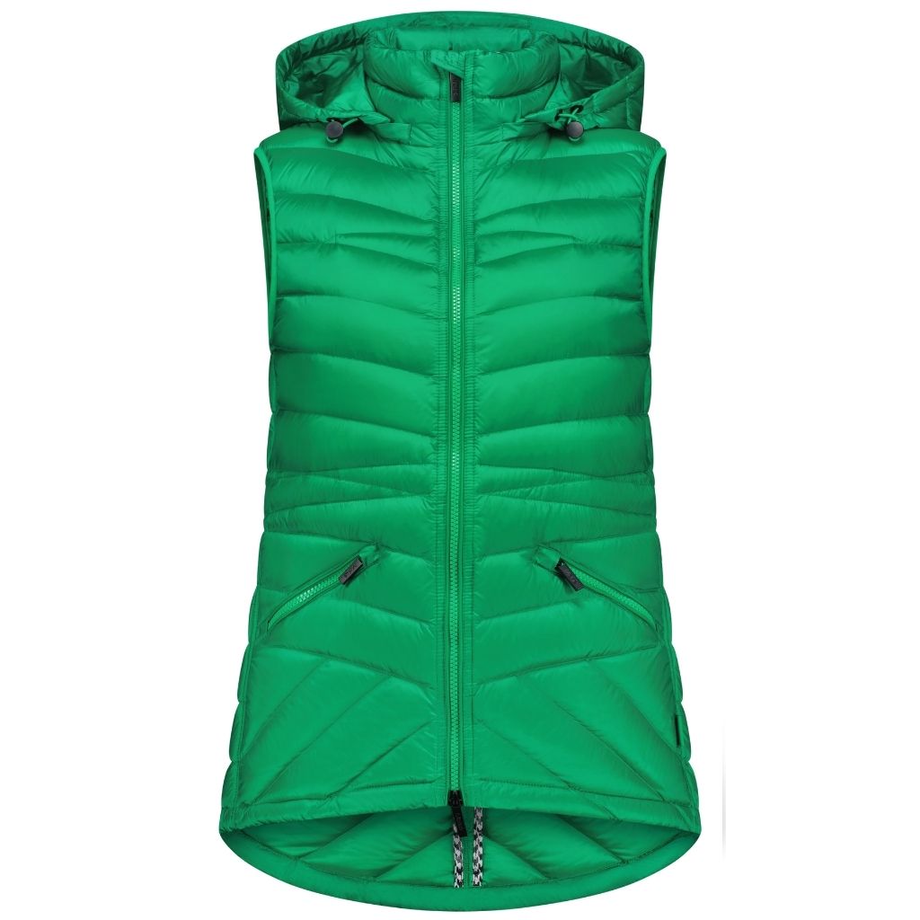 Emerald green puffer vest best sale