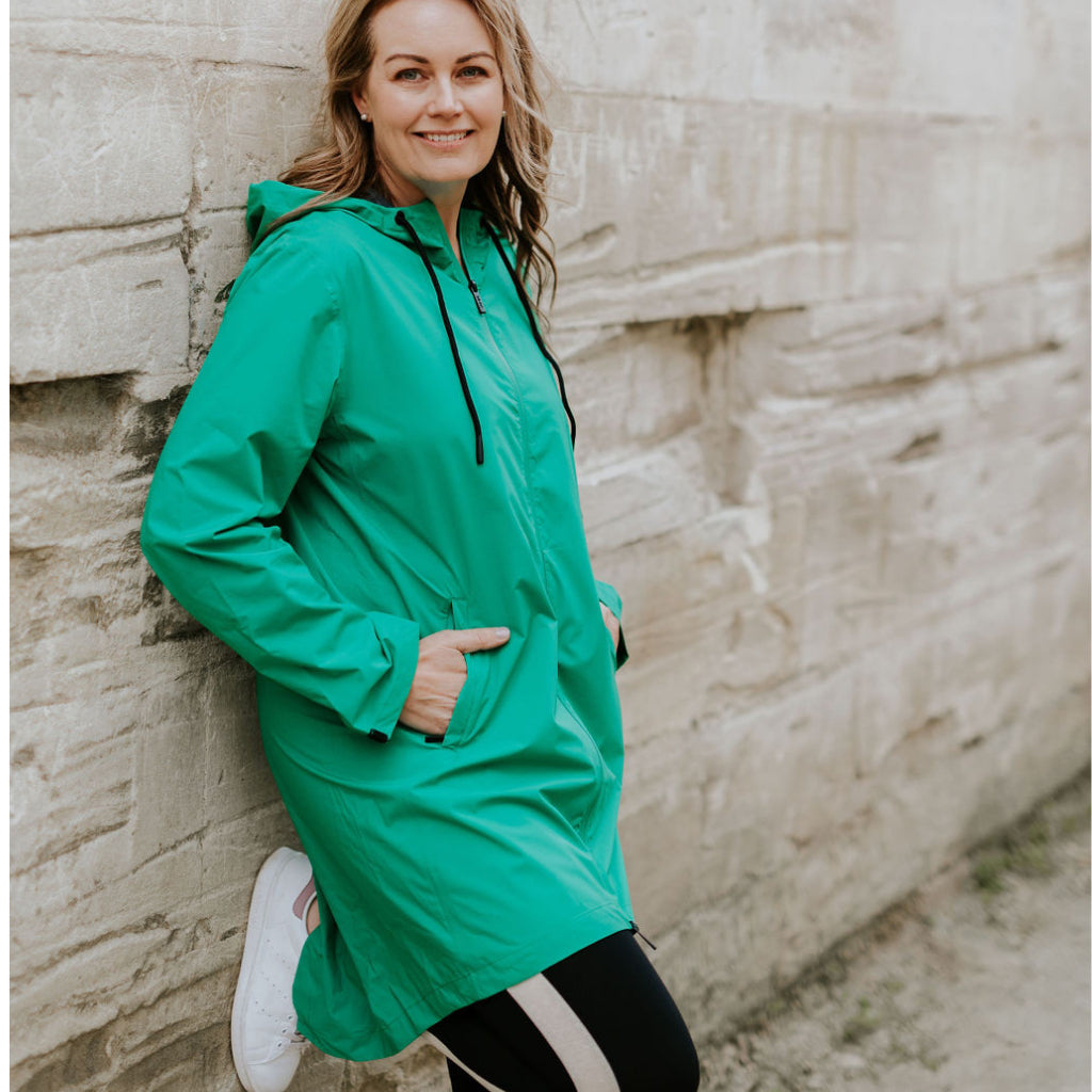 Moke Georgie Women s Waterproof Rain Coat Shamrock Moke Apparel