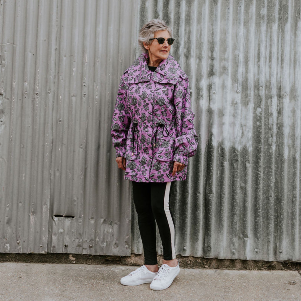 Marlow Women&#39;s Waterproof Rain Jacket - Flora Print