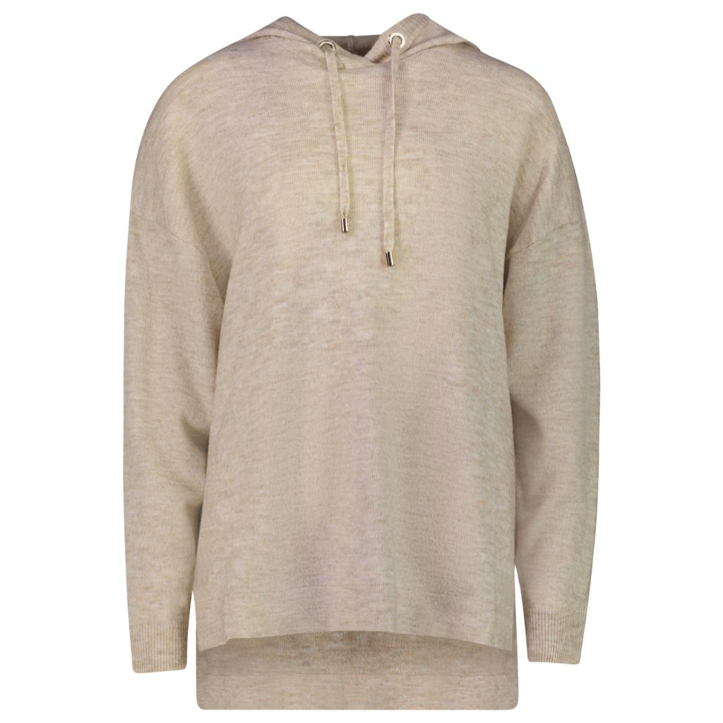 Aria Women&#39;s Hooded Sweater - Stone