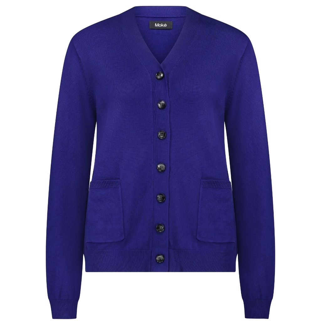 Claire Women&#39;s Button-Up Cardi - Blue Depths