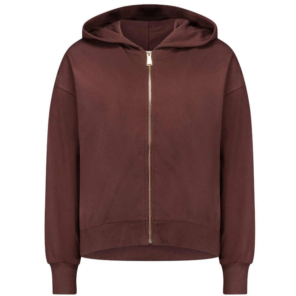 Dawn Women&#39;s Zip Up Hoodie - Bitter Chocolate