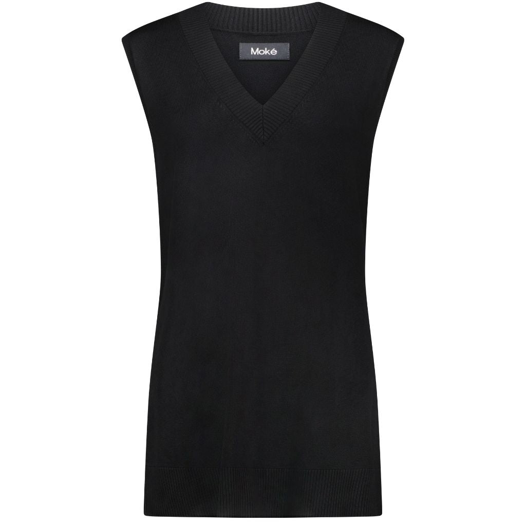 Sam Women&#39;s Knit Vest - Black