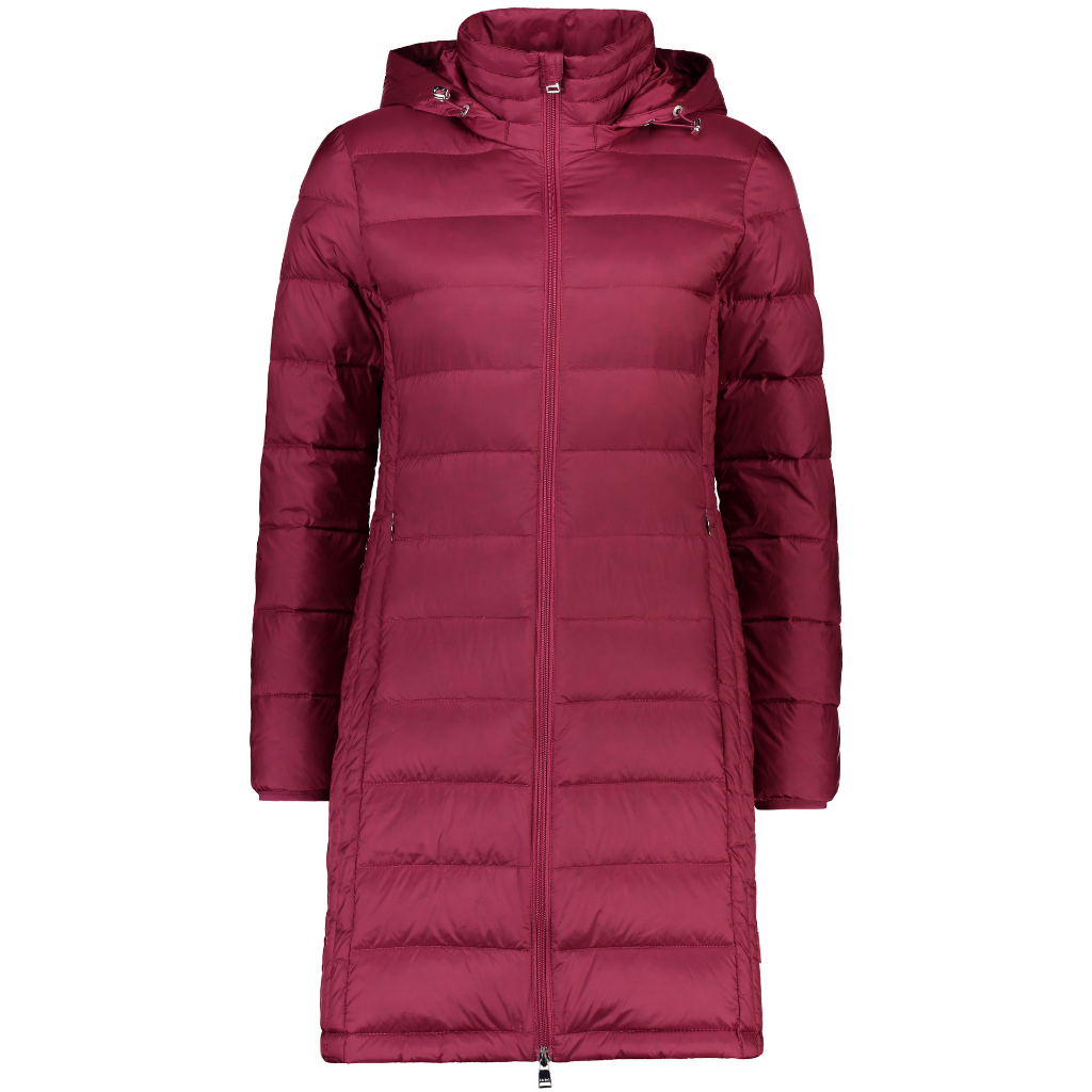 Sarah Women&#39;s 90/10 Packable Down Coat - Berry